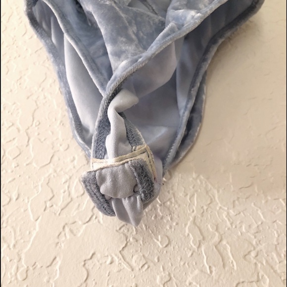 💋 Super Sexy Baby Blue Suede Body Suit (Charolette Russe) - Picture 12 of 15